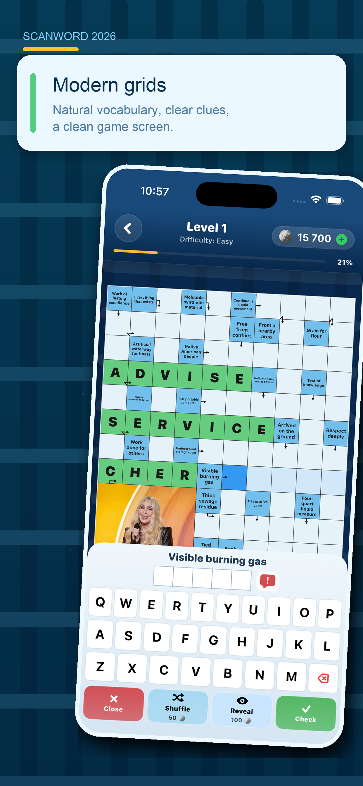 Scandinavian Crossword 2026 on iPhone